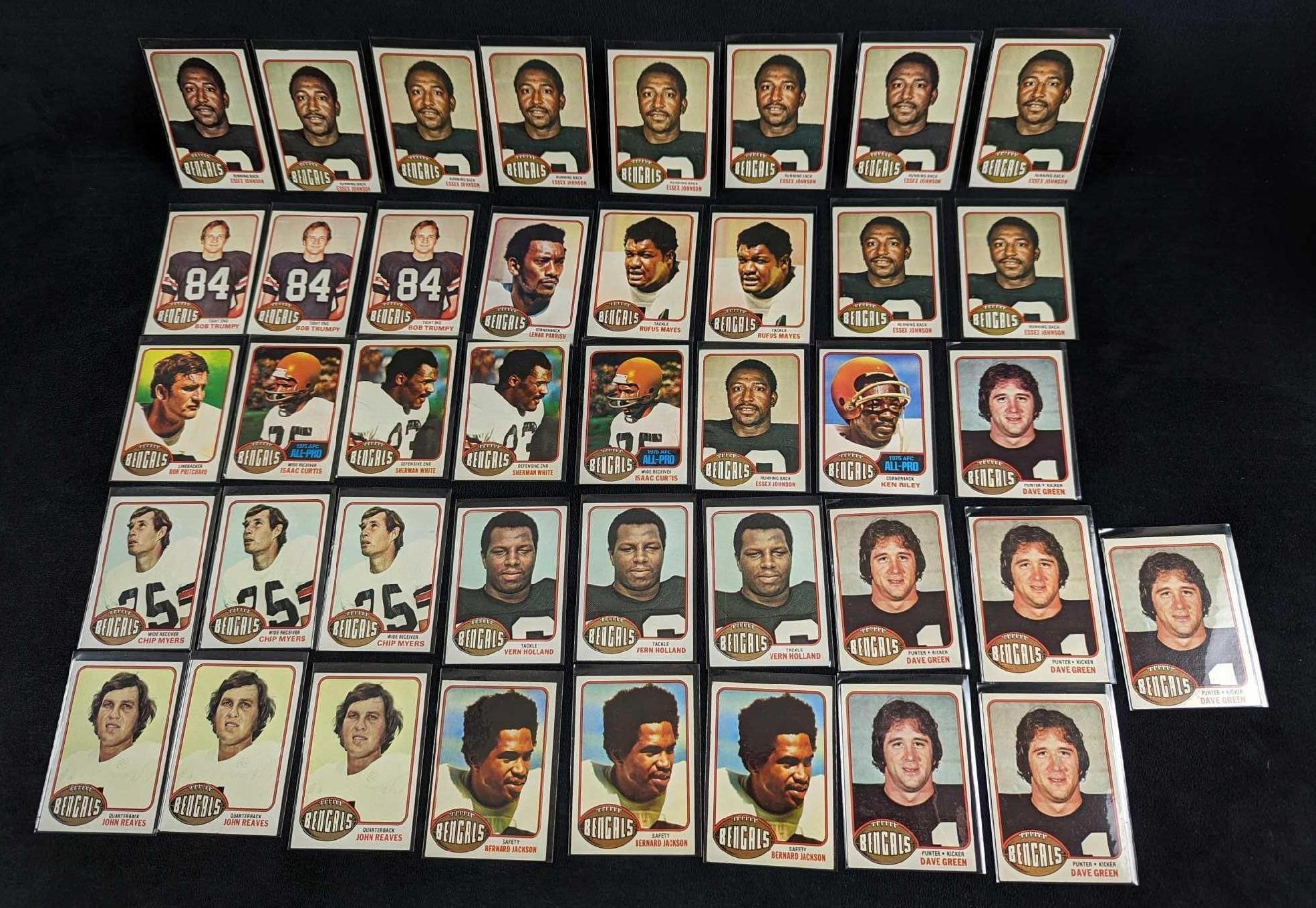 41 1976 Cincinnati Bengals Topps Football Cards