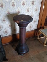 old wooden plant stand 14x36