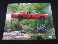 DUKES OF HAZZARD CAST SIGNED 11X14 PHOTO JSA