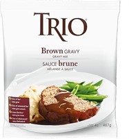 TRIO Brown Gravy, Fat-free, Cholesterol Free,