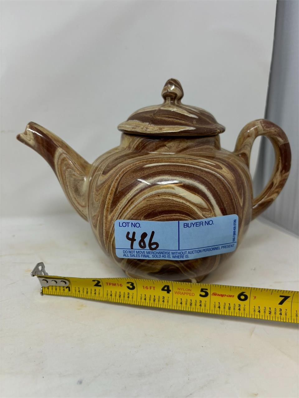 Emil Cahoy Tea Pot Pottery Colome South Dakota