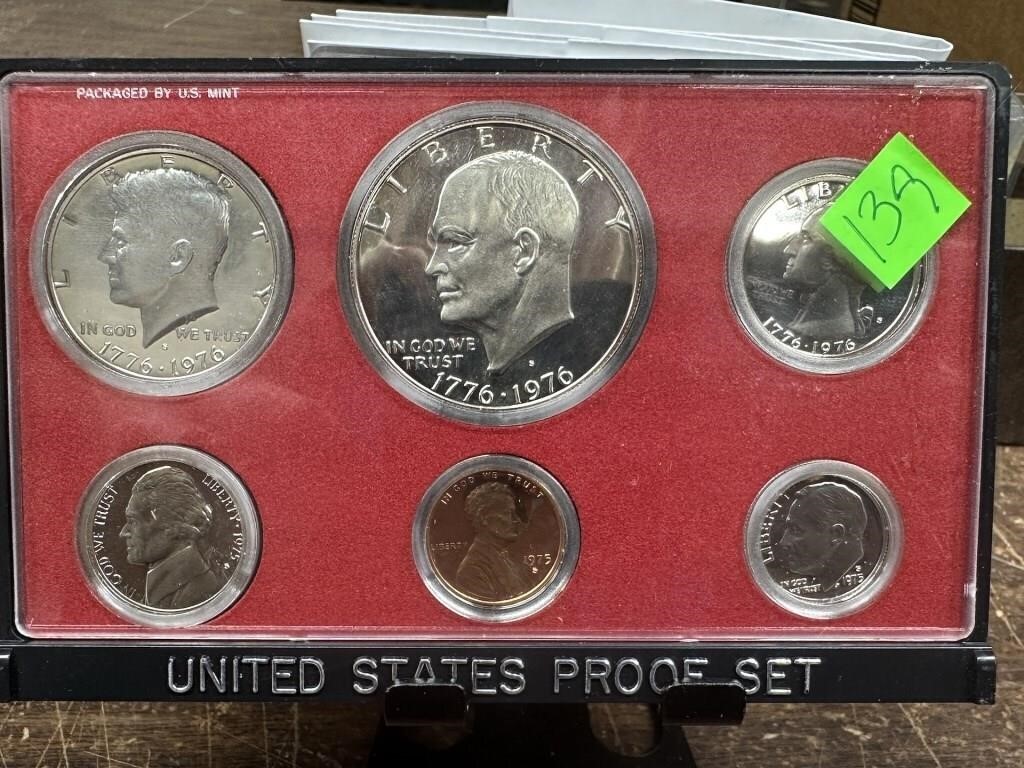 1975 PROOF COIN SET NO OUTER OGP