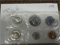 1964 PROOF SILVER COIN SET