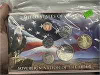 SOVEREIGN NATION OF THE SIUX UNC COIN SET
