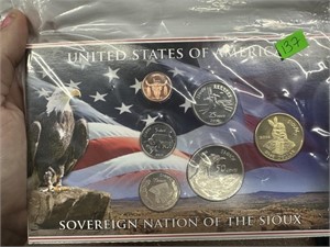 SOVEREIGN NATION OF THE SIUX UNC COIN SET