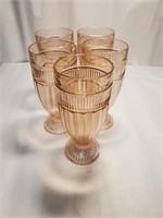 Anchor Hocking Annapolis Rosewater Footed Tumbler