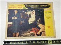 1956 The Unguarded Moment 56/431 Original Movie