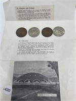 1956 Australian Pennies x2 and