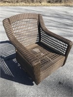 Wicker Swivel/Rocker by Hampton Bay LIKE NEW