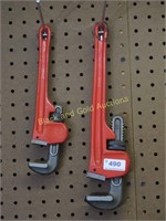 12 And 14 Inch Pipe Wrenches