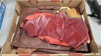 GROUP OF ASST. LEATHER SCRAPS