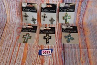 Criss Cross Jewelry Making Pendants Crosses