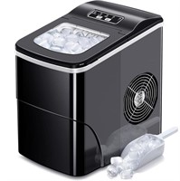 AGLUCKY Countertop Ice Maker Machine, Portable