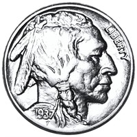 1937 Buffalo Head Nickel CLOSELY UNCIRCULATED