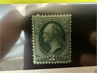 158 UNUSED HI GRADE 1873 WASHINGTON STAMP