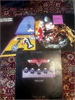 Aerosmith, Santana, Three Dog Night LPs