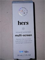 Hers Mineral Sunscreen