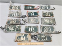 Stadium Section Seat ID Plates