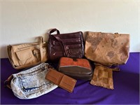 Purses, Totes, Jean Purse ‘Shane’, Patchwork Pouch