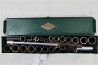 S&K and Proto Socket Set-7/16" to 1 1/8" 30 Pc