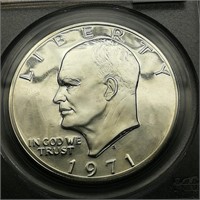 1971 S Eisenhower $1 PR69 PCGS Silver DCAM