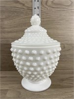 Fenton Footed Candy Jar