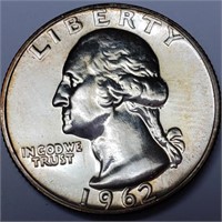 1962 Washington Silver Quarter - Proof
