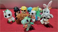10 new with tags beanie boos and babies