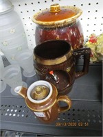 Oven Proof USA Cookie Jar,Musical Mug w/