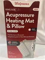 $35.00 Acupressure Heating Mat & Pillow King