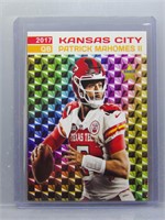 Patrick Mahomes 2017 Prism Rookie Promo