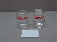 Hamm's Beer Glasses