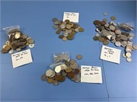 FOREIGN COINS VARIOUS TYPES