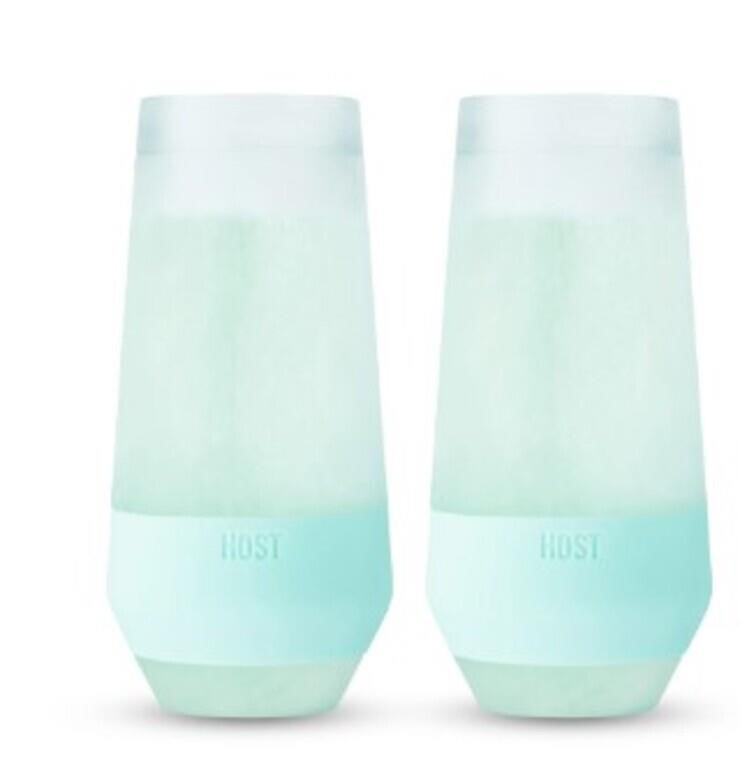 Host Champagne Freeze Cooling Cups, Drinking Glass