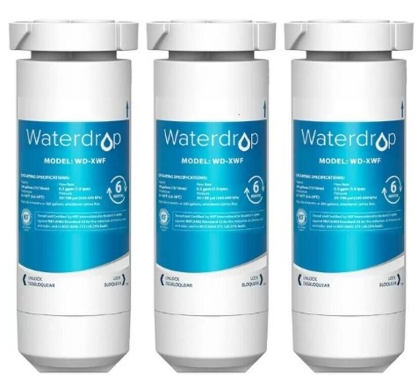 Waterdrop XWF Refrigerator Water Filter, Replaceme