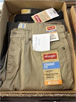 Two pairs of new wrangler jeans, size 34x30