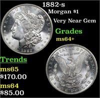 1882-s Morgan $1 Grades Choice+ Unc