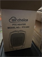 Air Choice Compact Ceramic Space Heater for Home