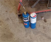 Propane torch with spare tank