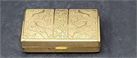 American Beauty Made in USA Art deco compact