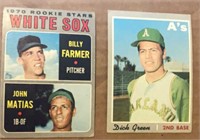2 1970 Topps - White Sox Rookies #444 & 311