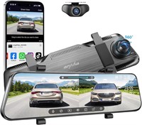 NEW $100 WiFi 10" Dash Cam Mirror w/Touchscreen