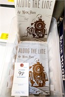 (5) Paperback Books - Along The Line by Nick