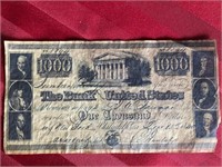 Old bank note
