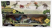 5-Pack Dinosaur Action Fully Posable With Lights