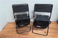 Pair Of Harley Davidson Folding Chairs