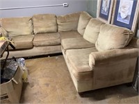 Corner sofa wear and stains