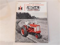 Farmall and IH 504 Tractor Literature