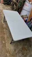 Lifetime folding adjustable table