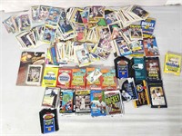 Large1980s/90s sports card collection 20+packs